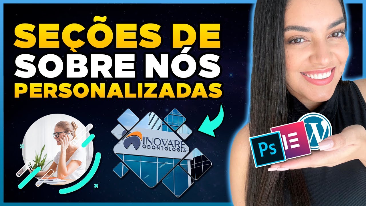 Como criar Seções de SOBRE NÓS no Elementor | 4 Exemplos [Editando Artes do FreePik com Photoshop]