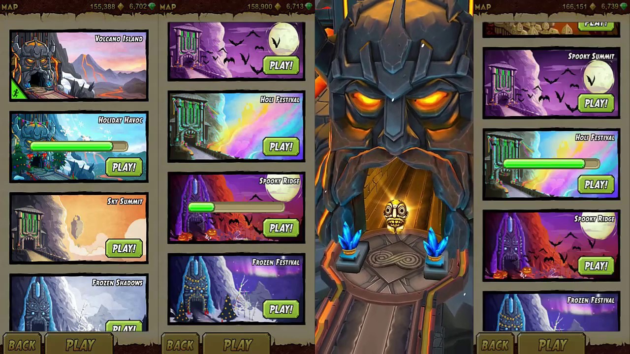 Temple Run 2 All New 4 Maps REVERSED