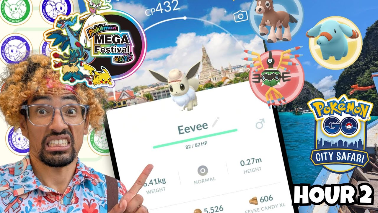 Я играл 4 часа в PokemonGO City Safari в Бангкоке! Вот что произошло!