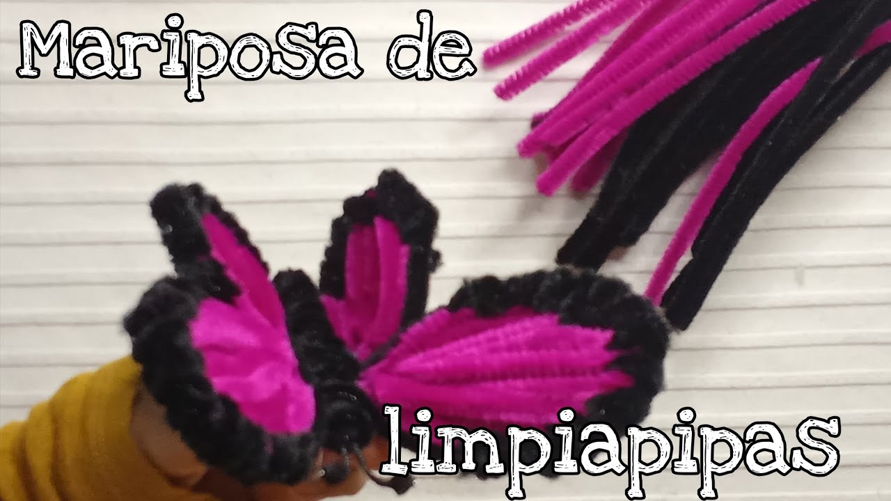 ¡Crea una hermosa mariposa con limpiapipas en minutos! 🦋✨ Paso a paso |Moon tutoriales 