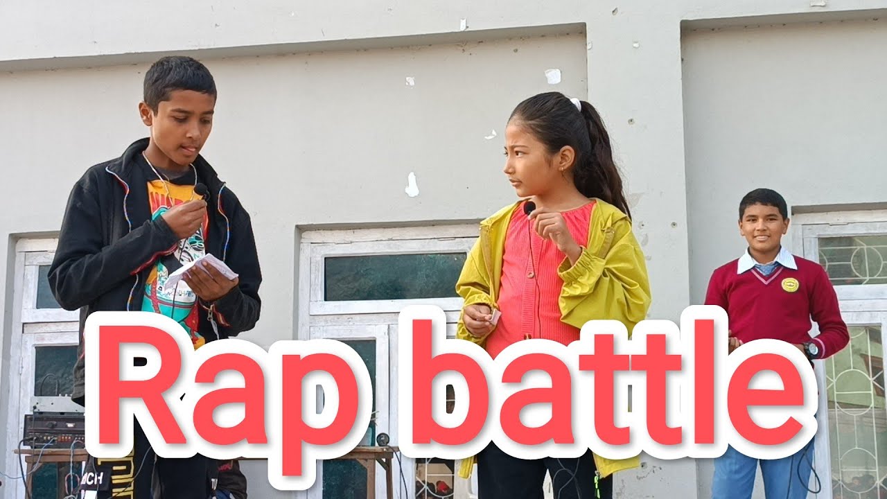 Rap battle in Stepping Stone English School Dhangadi Kailali