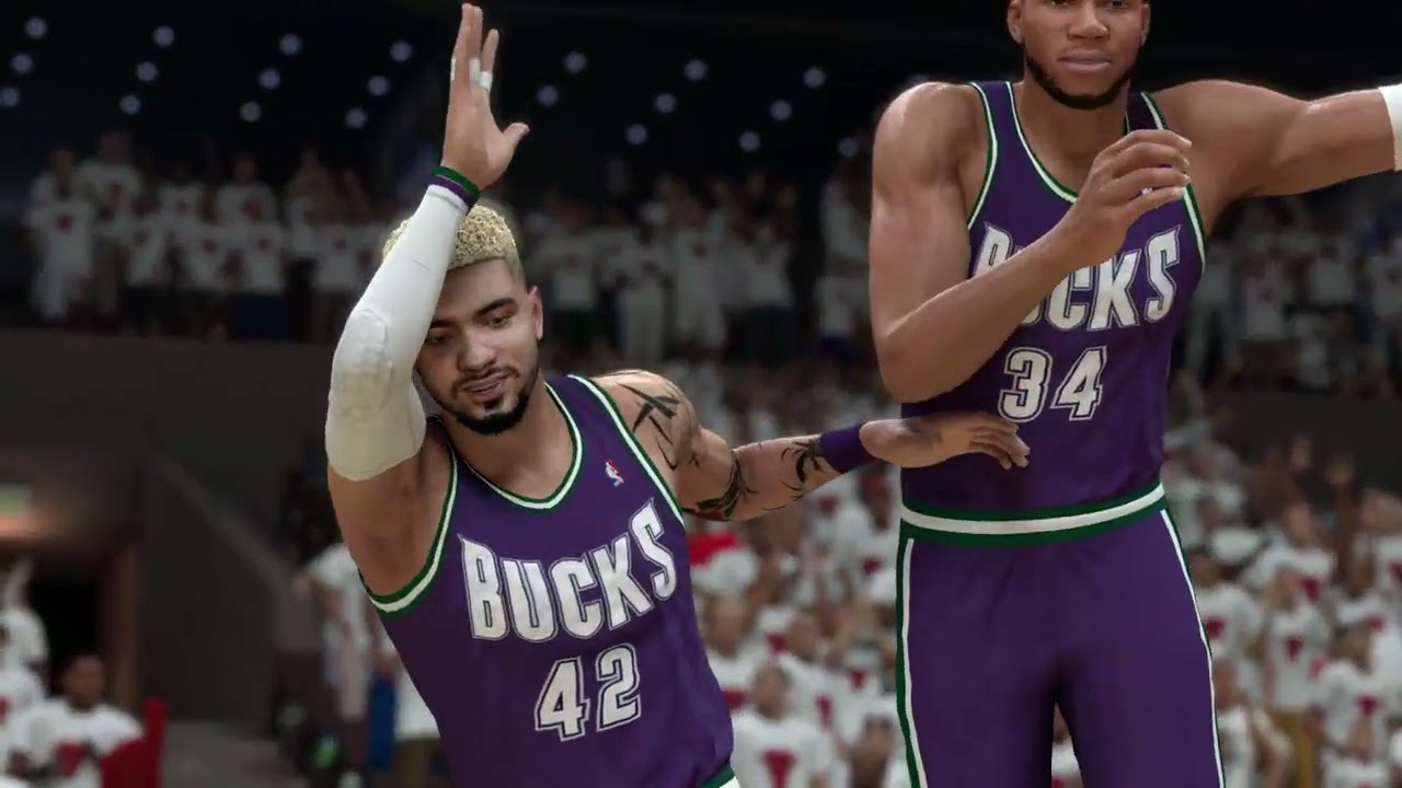 NBA 2K26 – MyCareer | EP 85: PLAYOFFS R2 – G4: Bucks x Bulls — triplo-duplo e classificação 🏀🦌