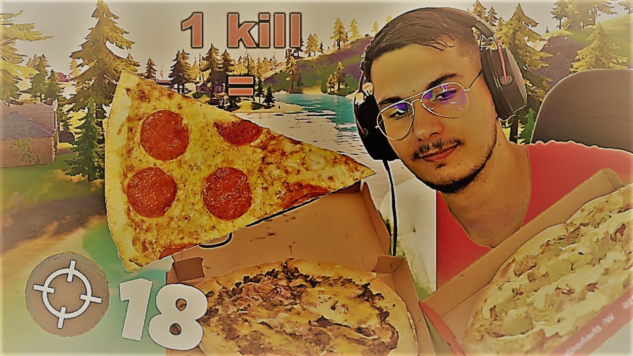 1 KILL = O FELIE DE PIZZA - CHALLENGE PE FORTNITE
