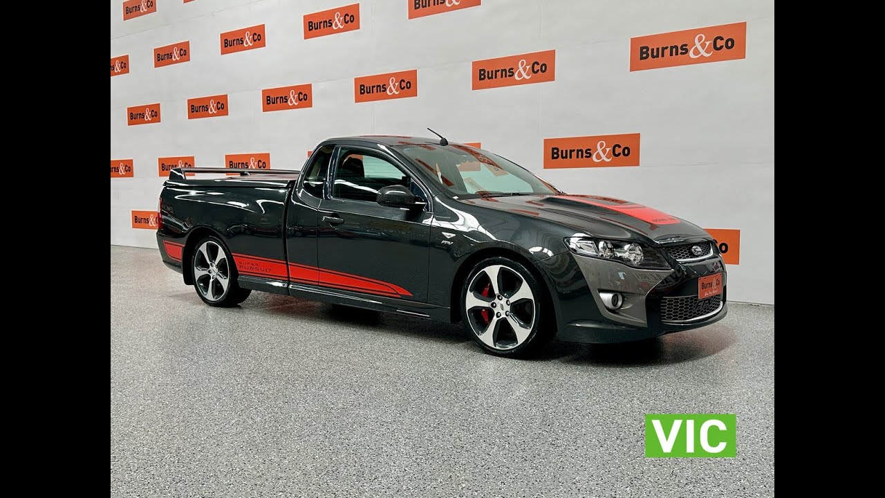 2010 Ford FPV Super Pursuit V8 Ute Manual