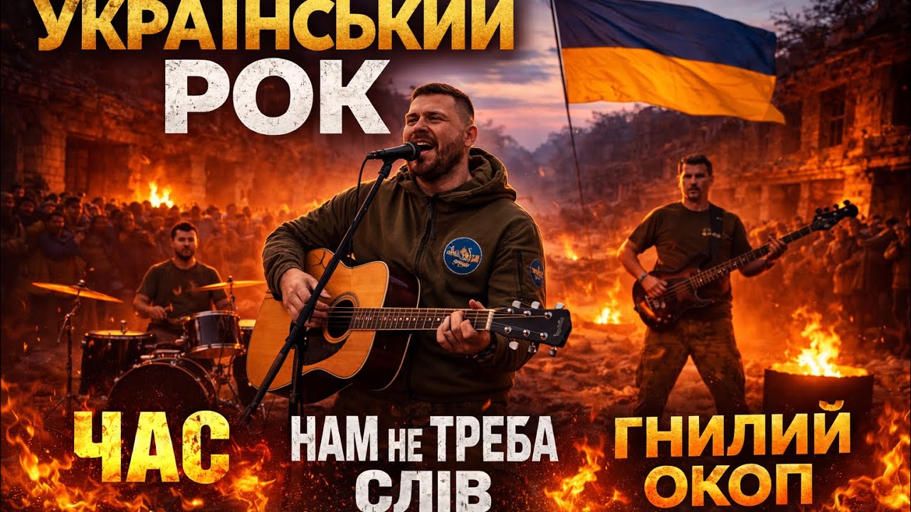 UkrAIna music – Час • Нам не треба слів • Гнилий окоп | Пісні, народжені на війні | Український рок 