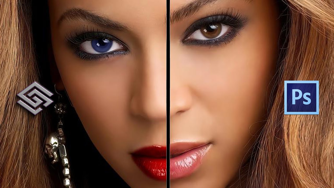 How To Add Lip Color and to Change Eye Color in Photoshop