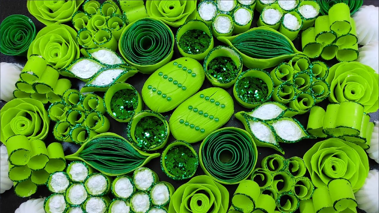 Soap stripes ⋆ Crushing soap boxes with glitter and starch ⋆ ASMR soap ⋆ Baking soda ASMR