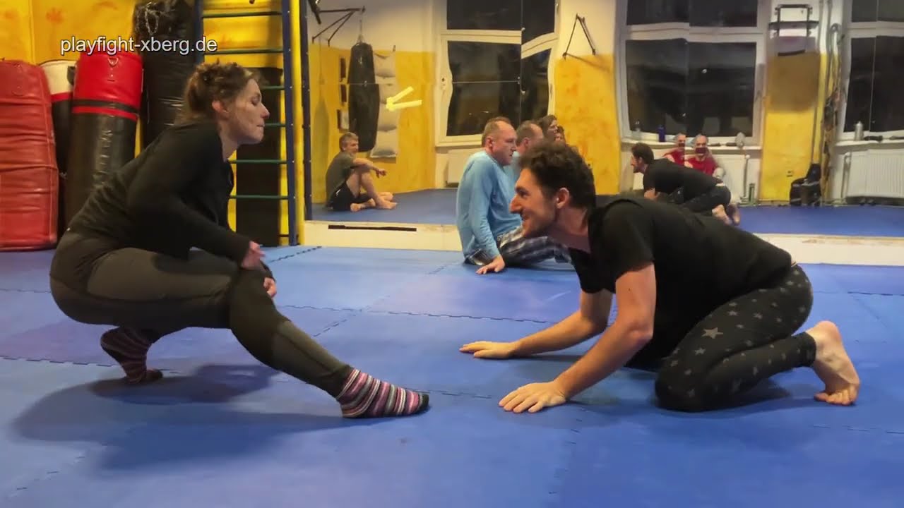 playfight action - she fights like a cat woman  #wrestling  #contactimprovisation