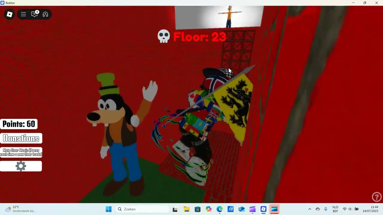 Playing The Mickey Mouse Elevator Season 4 Remastered on Roblox!