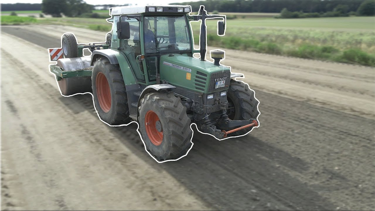 Fendt 510 | Ackergras walzen | Pure Sound | [GoPro] [4K]