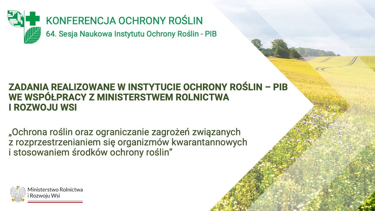 Zadania realizowane w IOR &ndash; PIB we wsp&oacute;łpracy z Ministerstwem Rolnictwa i Rozwoju Wsi