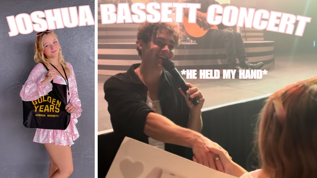 THE GOLDEN YEARS TOUR VLOG!!! *JOSHUA BASSETT CONCERT 2024*| Rachel Renee