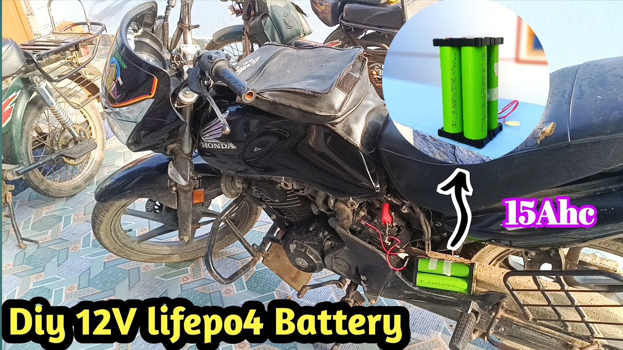 Diy 12V 15Ahc  Lifepo4 Battery for bike | how to make lithium ion battery