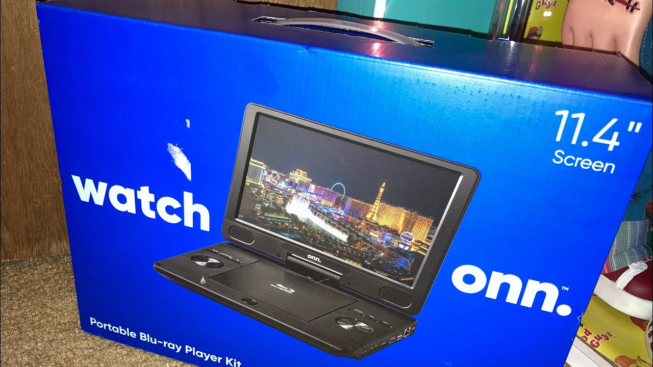 Onn Portable Blu Ray Player Kit Unboxing