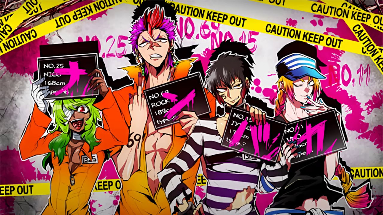 黑白來看守所Nanbaka OP - Rin! Rin! Hi! Hi!【中日文字幕】
