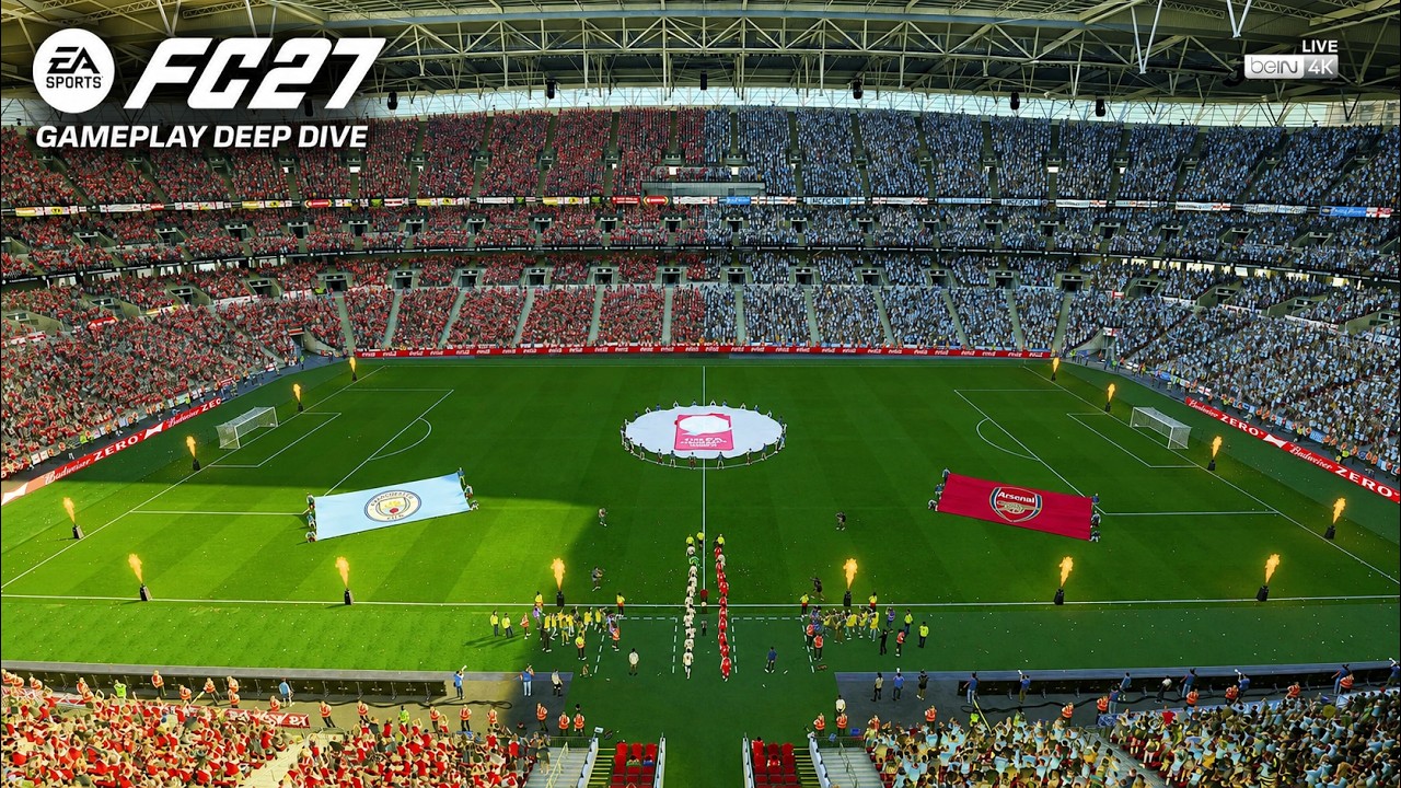 Глубокий разбор геймплея FC27 | Арсенал &mdash; Манчестер Сити | Суперкубок Англии | Реалистичный геймплей