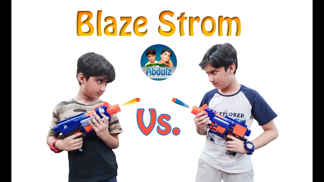 Blaze Strom - Soft Bullets Gun, Unboxing and Play Time