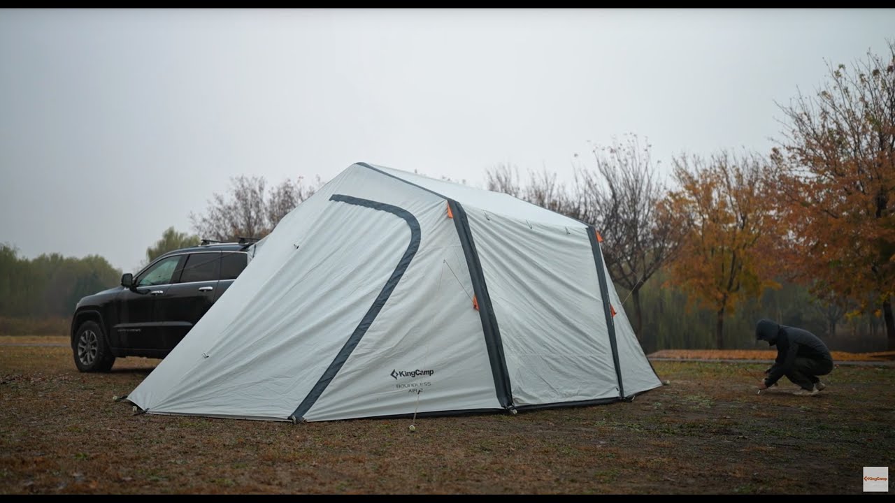 KingCamp KT2508 BOUNDLESS AIR2 Tent Building Video