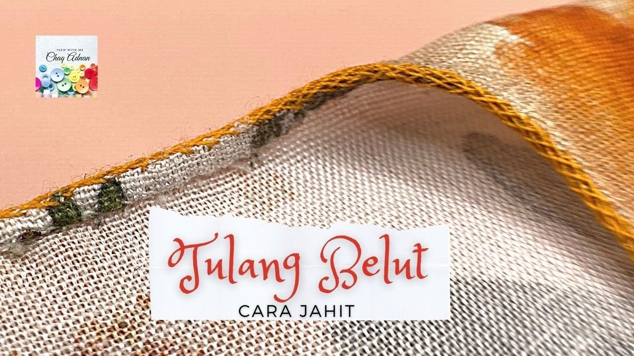 Tulang Belut, Cara Jahit