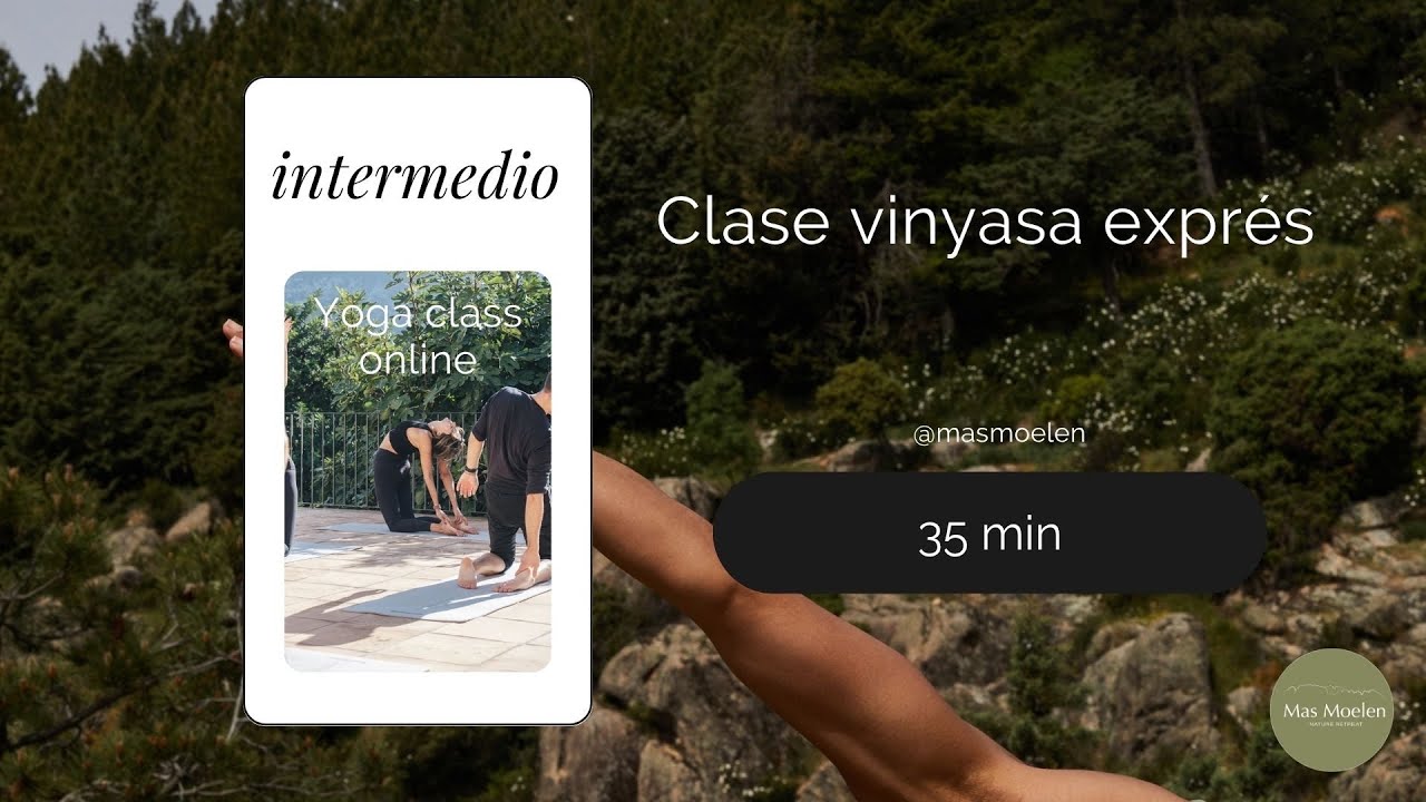 Clase yoga Vinyasa exprés- intermedio