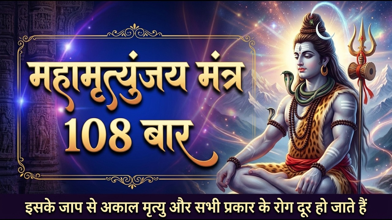 Maha Mrityunjaya Mantra 108 times | Most powerful shiva mantra