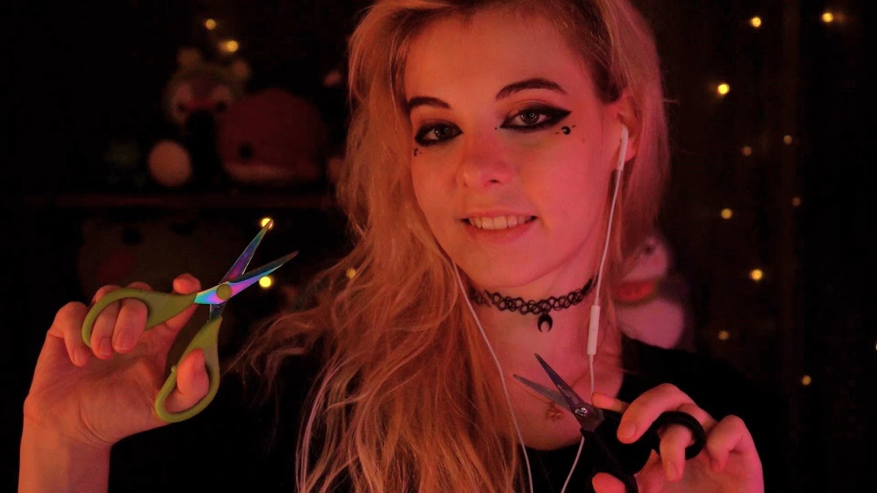 ASMR | relaxing Scissors Sounds - Rain, no talking
