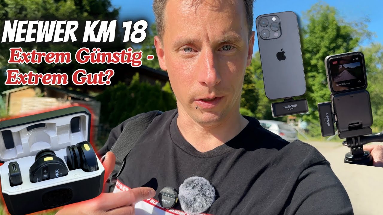 Neewer KM18 Kabelloses Lavalier-Mikrofon im Test – Günstig & gut?