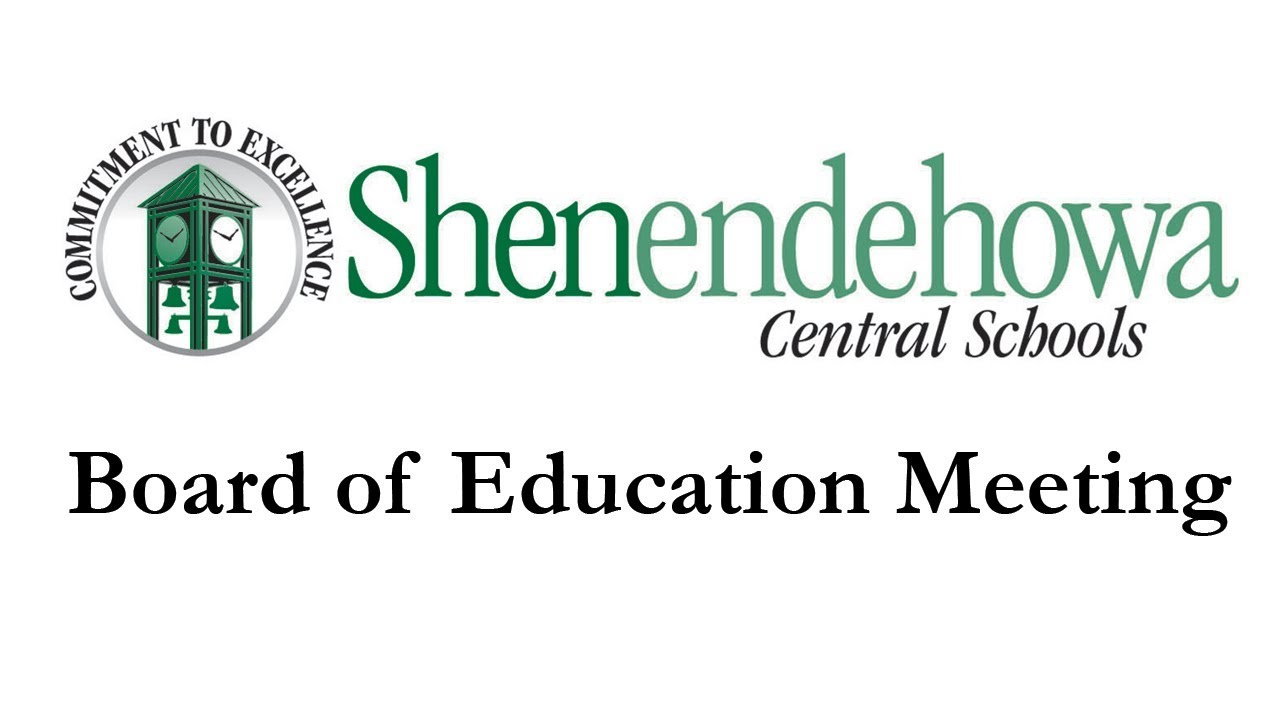 Shenendehowa Board of Education Meeting 9/12/17