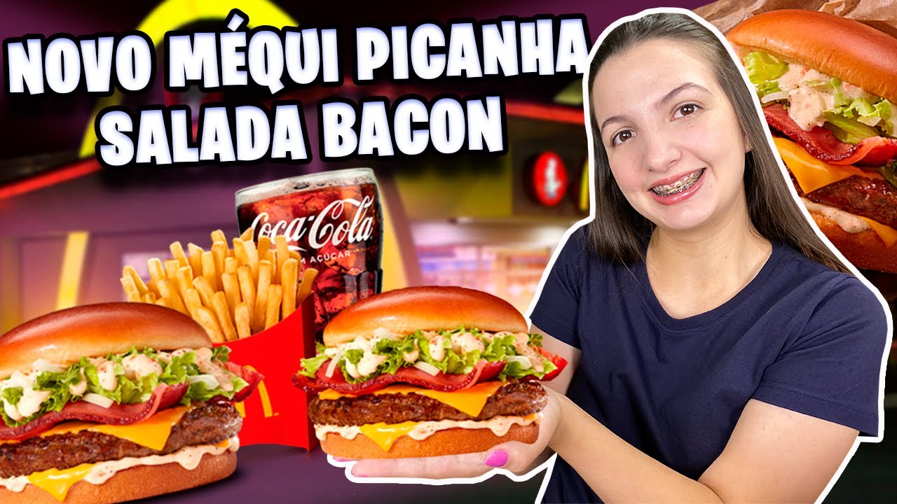 PROVAMOS O NOVO PICANHA SALADA BACON DO MC DONALDS - TEM ALGUMA DIFERENÇA?