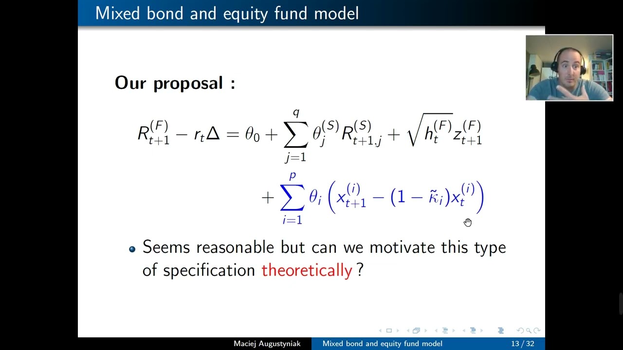 Mixed equity and fixed income fund model for segregated funds/variable annuities (ARC 2020)