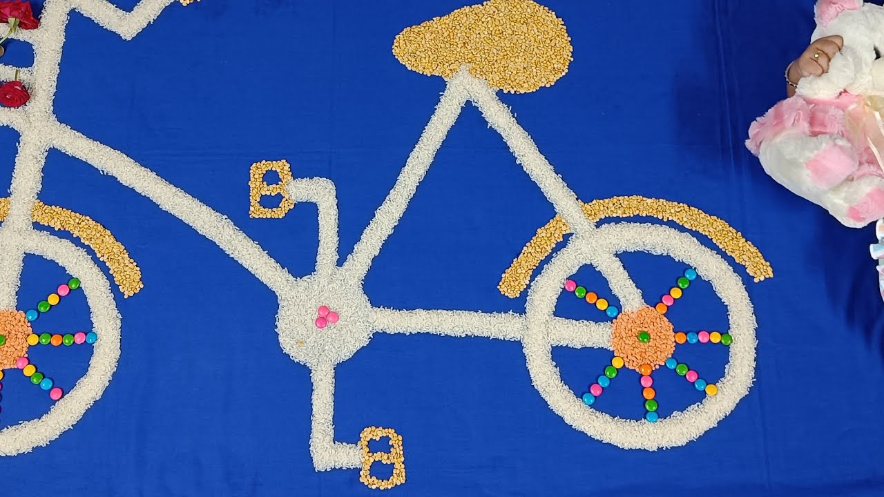 Bicycle theme baby photoshoot ll DIY cycle theme baby photoshoot ll New born baby photoshoot ideas