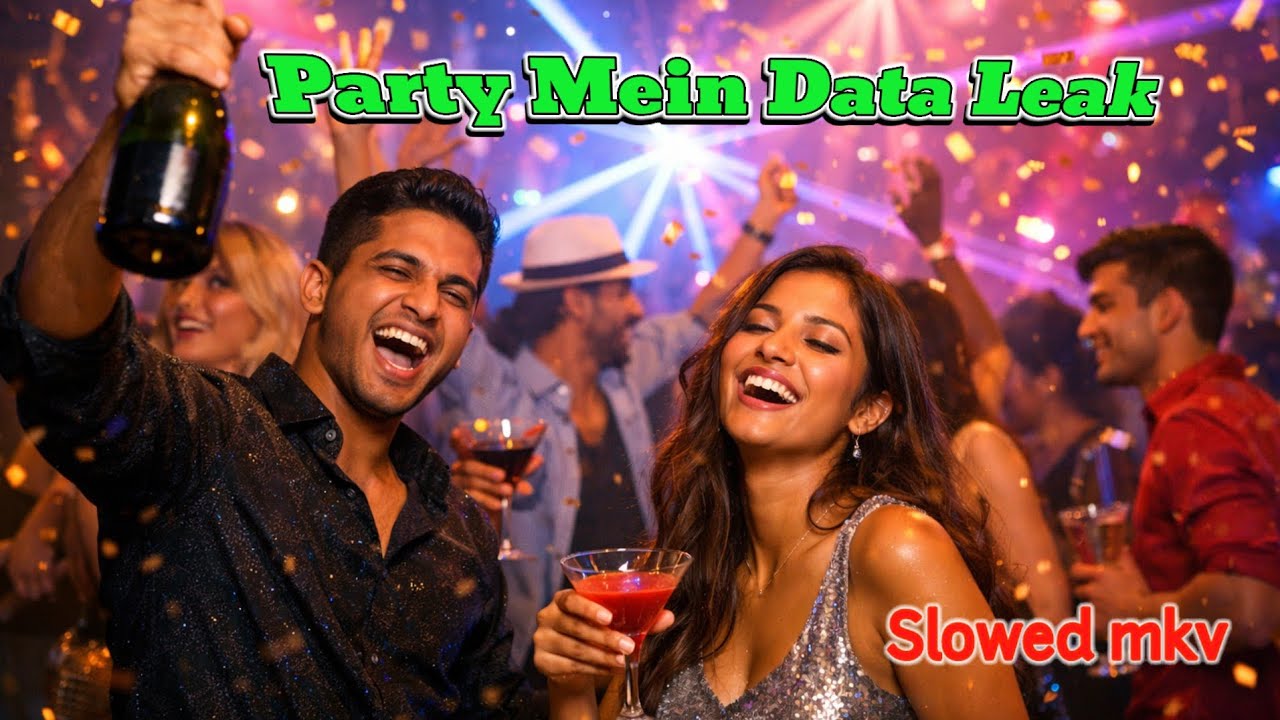 Party Mein Data Leak Ho Gaya (Song) Slowed mkv Original Lyrics 