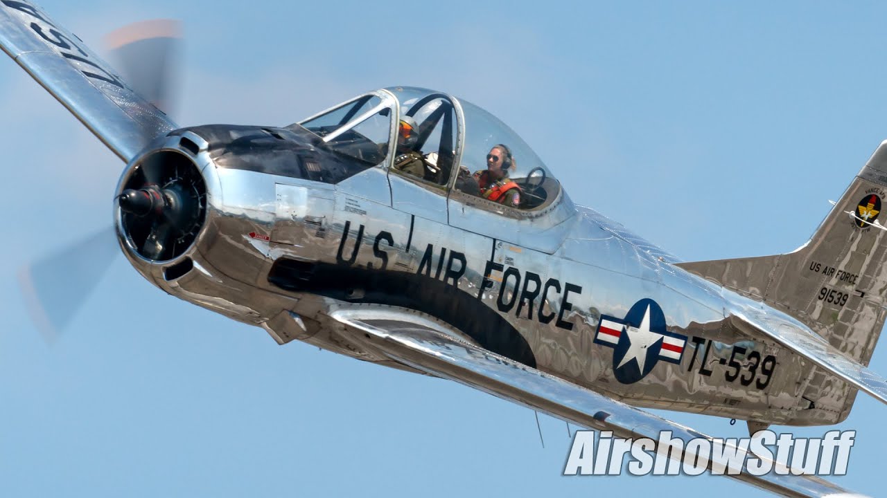 T-28 Trojan Flybys - WOTN AirExpo 2021