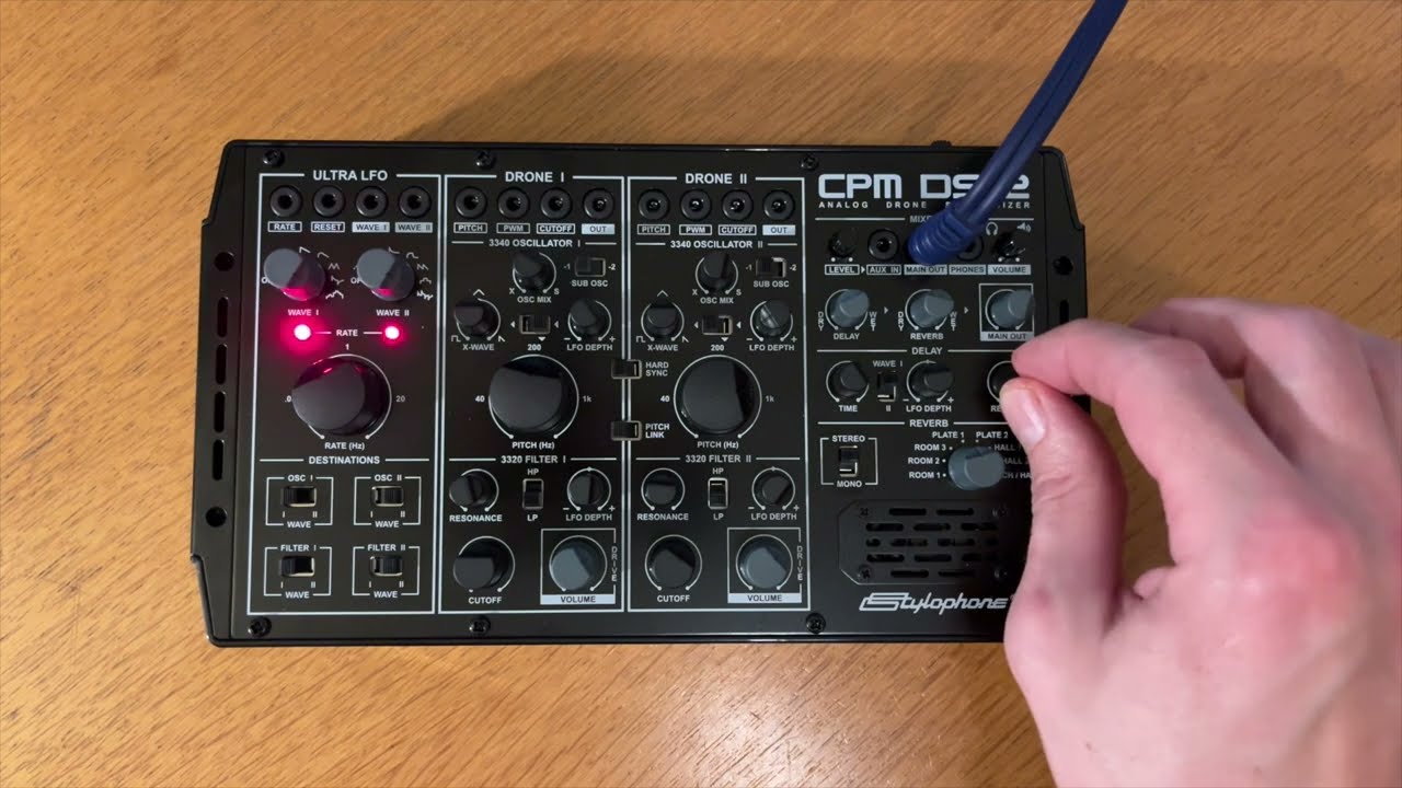 Stylophone CPM DS-2 analog drone synthesizer