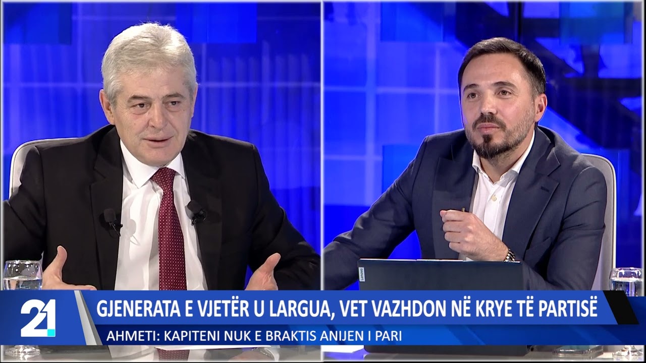 Vazhdon në krye të jetë në krye të BDI-së, Ahmeti: Kapiteni nuk e braktis anijen i pari