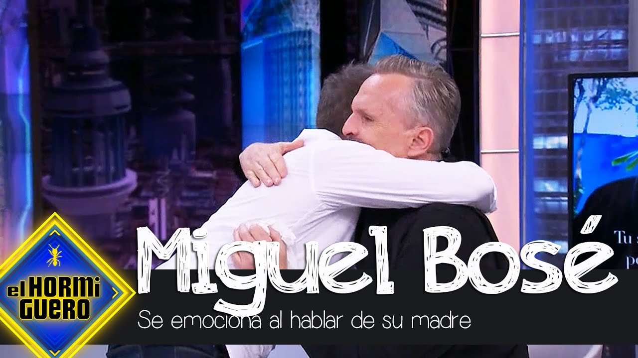 Miguel Bosé se emociona recordando a su madre - El Hormiguero
