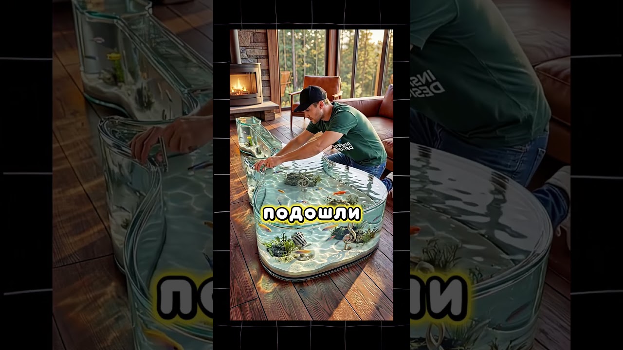 They offered an aquarium for the apartment