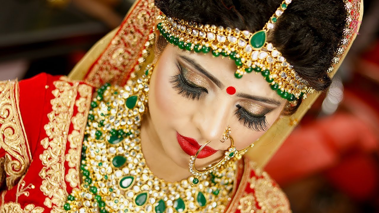 Golden Green Bridal Makeup Class By Prabha Makeover  (SWEAT PROOF/WATER PROOF)