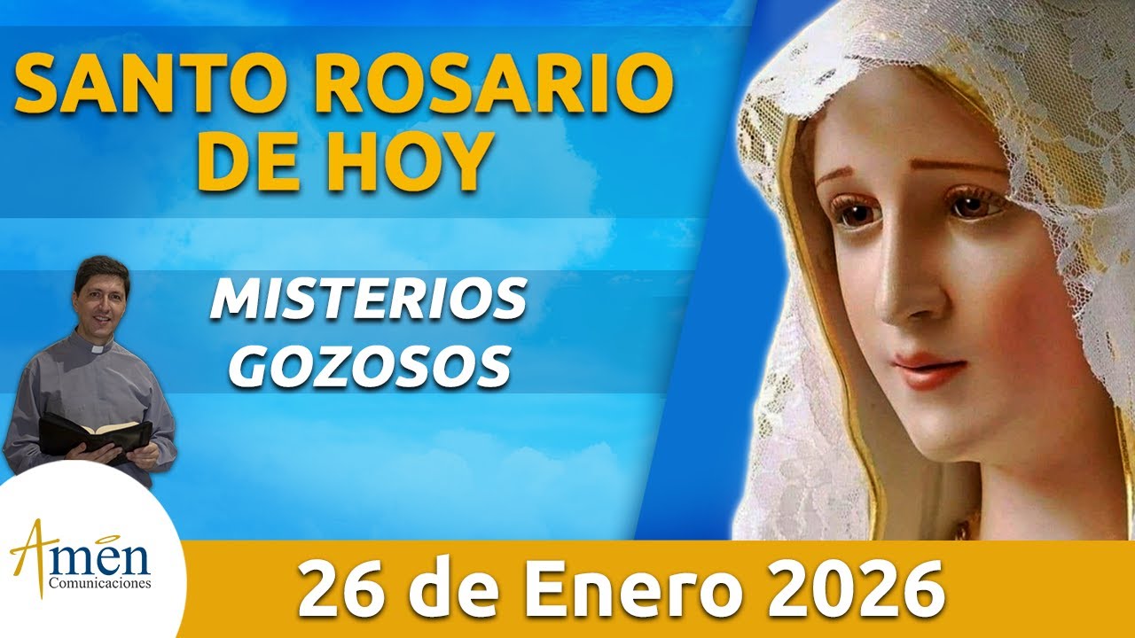 Santo Rosario de Hoy Lunes 26 Enero 2026 l Padre Carlos Yepes l Católica l Rosario l Amén