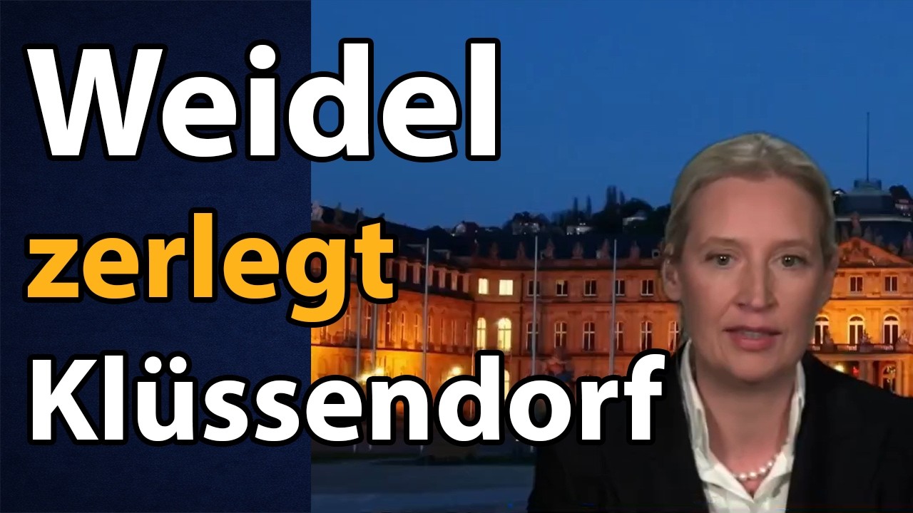 Alice Weidel rasiert Generalsekretär Tim Klüssendorf (SPD) 