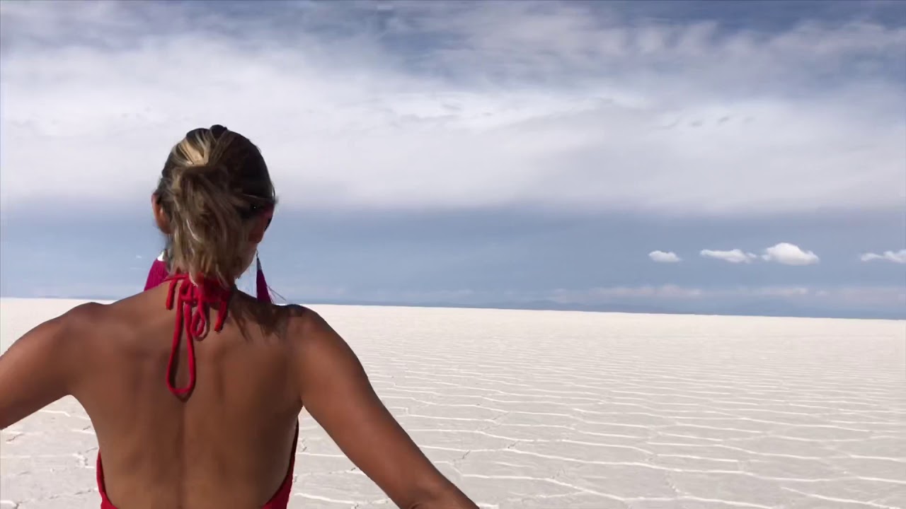 Abbie en el Salar de Uyuni. Señorita Francia de México
