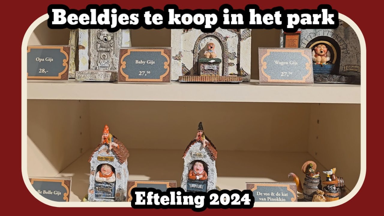 Miniaturen te koop in de Efteling 2024