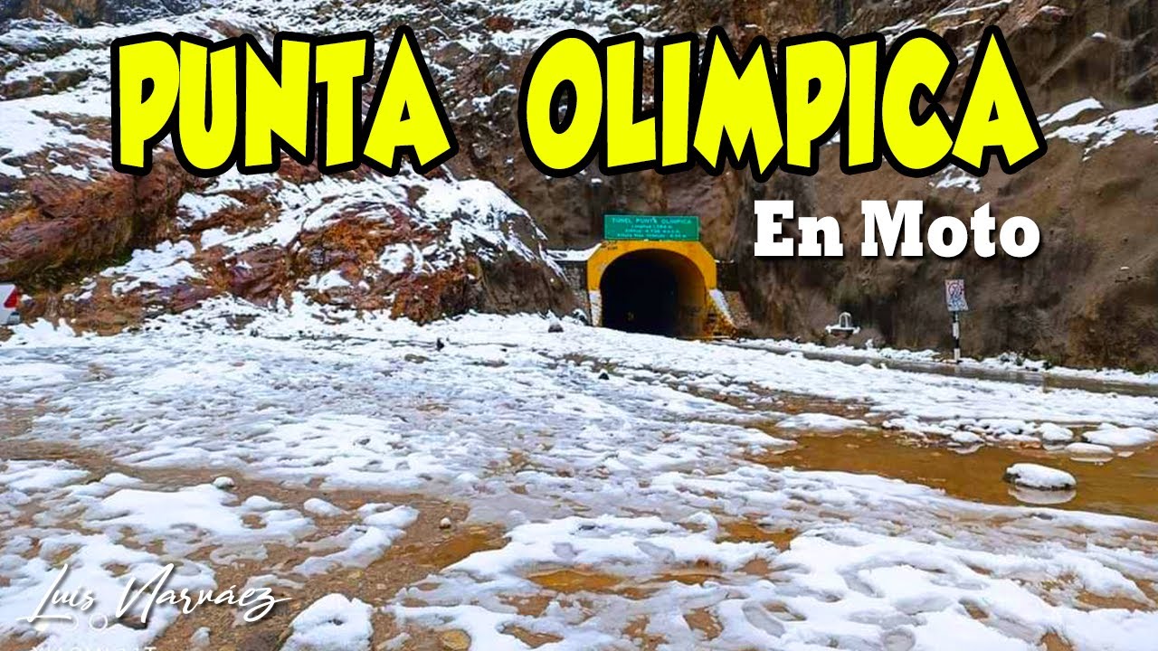 PUNTA OLIMPICA en moto desde Huaraz  | El Túnel más alto del mundo 🏍