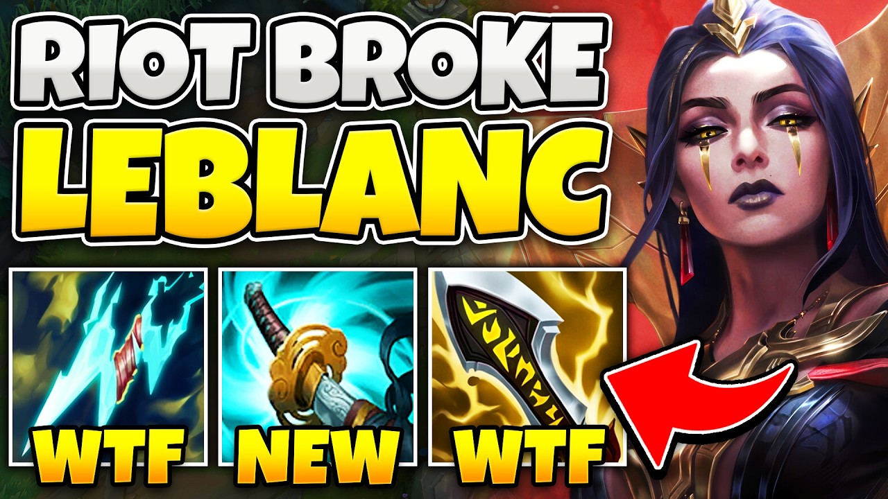 RIOT BROKE LEBLANC FOR SEASON 16! STORMSURGE CRIT BUILD IS BACK!