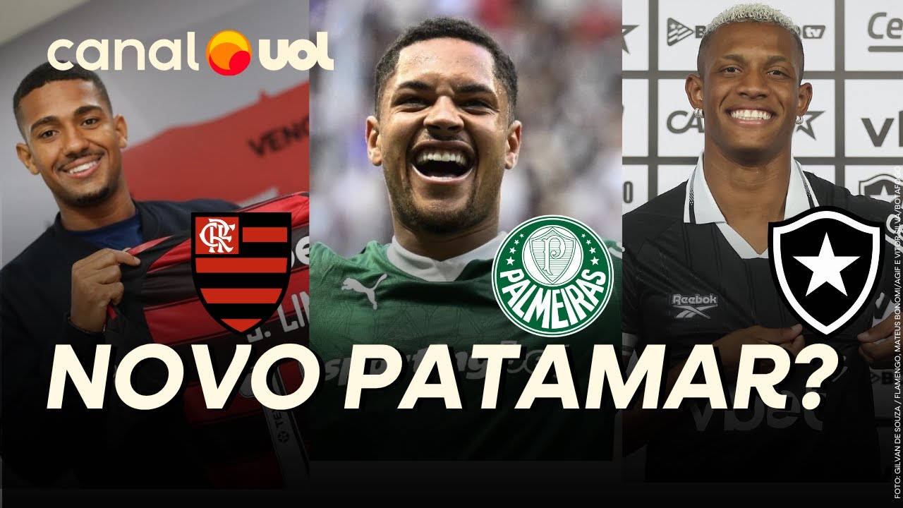 FLAMENGO, PALMEIRAS E BOTAFOGO SE DISTANCIAM DOS DEMAIS CLUBES BRASILEIROS COM CONTRATAÇÕES RECORDE!