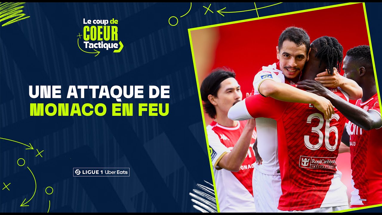 L'AS Monaco peut compter sur ses attaquants (ASM/CF63) | Le 𝐂𝐨𝐮𝐩 𝐝𝐞 𝐂𝐨𝐞𝐮𝐫 𝐓𝐚𝐜𝐭𝐢𝐪𝐮𝐞 de la J32