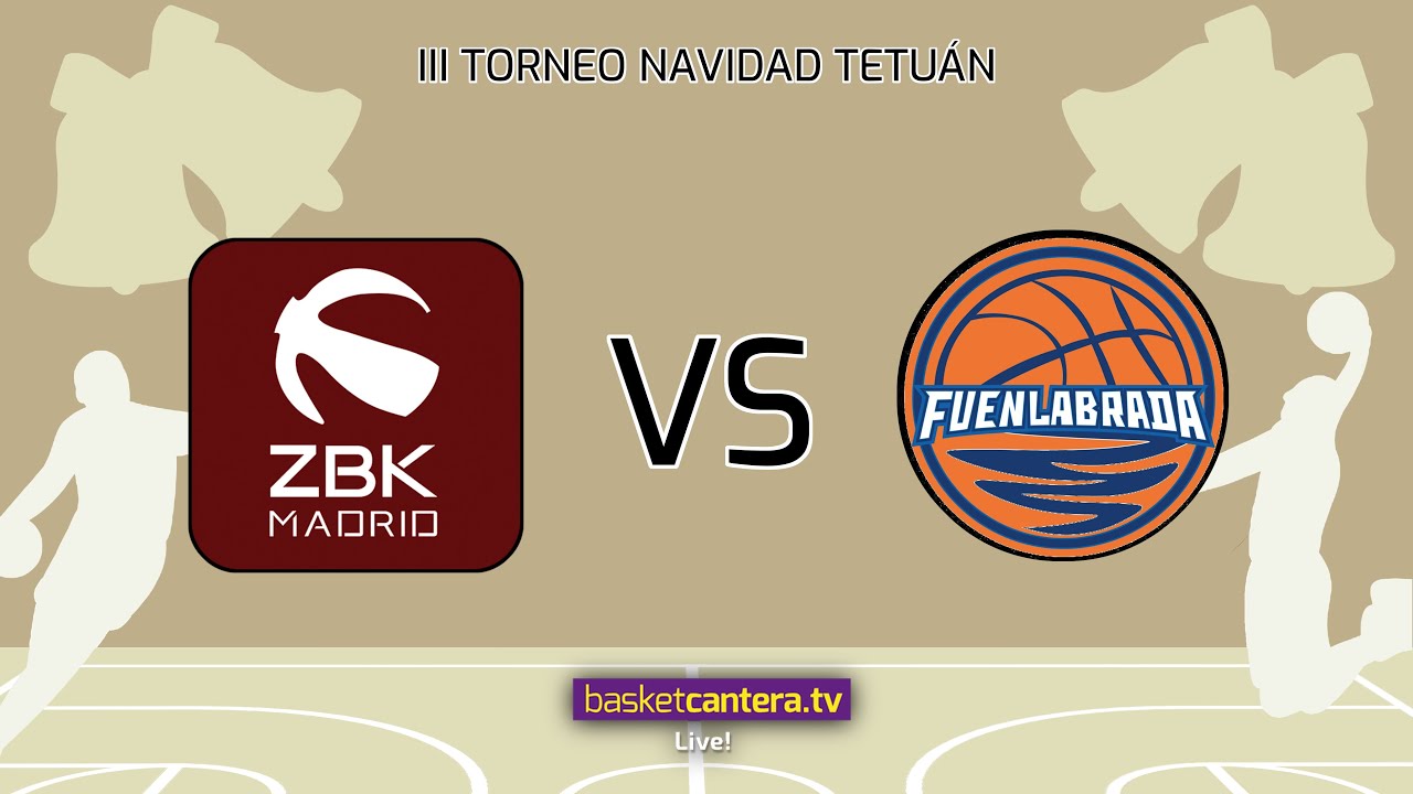 U17M.  ZENTRO BASKET MADRID vs B. FUENLABRADA. Torneo de Navidad  DISTRITO TETUÁN Madrid 2024