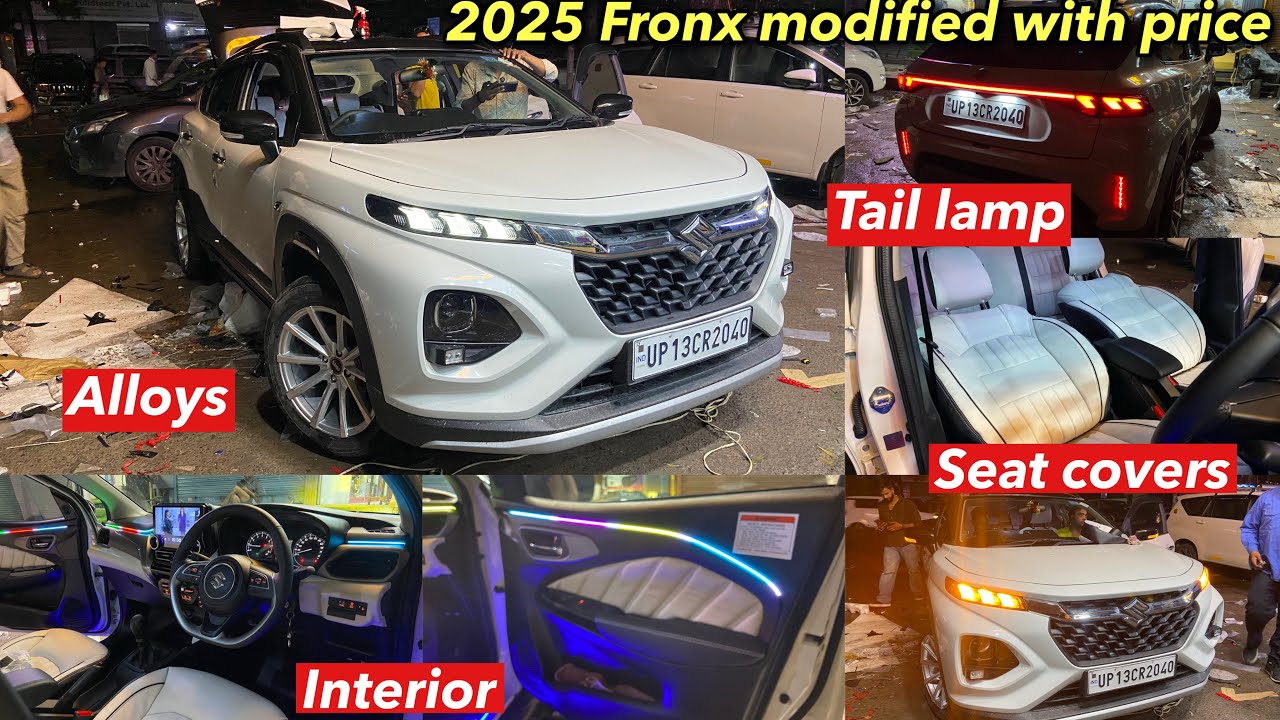 2025 MARUTI SUZUKI FRONX MODIFIED WITH PRICE | FRONX MODIFICATIONS