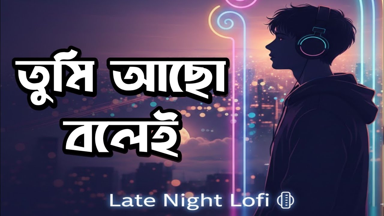 Late Night Lofi 🎧Feel the calm… feel the vibe 🌙✨#LateNightLofi#LofiBangla#LofiMusic#ChillVibes