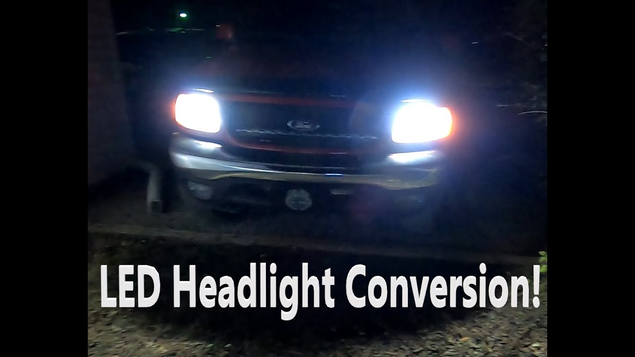 Halogen To LED Headlight Conversion